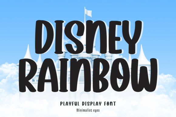 Disney Rainbow: A Bold Display Font for Impactful Designs