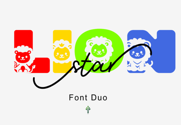 Lion Star: A Dual-Style Font for Creative Design