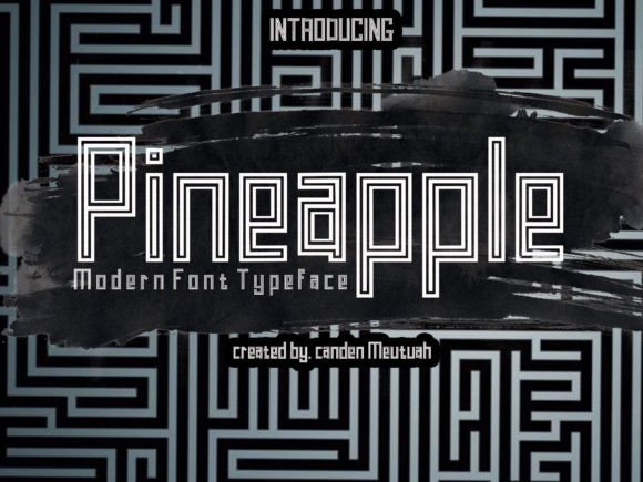 Pineapple: A Display Font for Unforgettable Branding